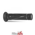 Paire de poignées de scooter noires PROGRIP GP RACING