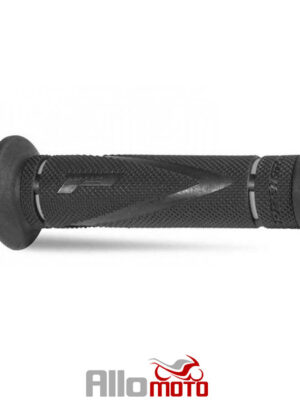 Paire de poignées de scooter noires PROGRIP GP RACING